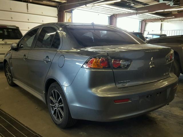 JA32V2FW0HU008586 - 2017 MITSUBISHI LANCER ES GRAY photo 3