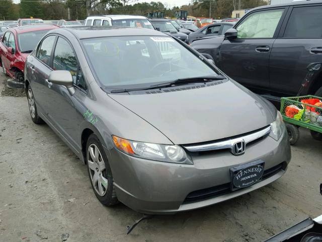 1HGFA16537L007969 - 2007 HONDA CIVIC LX GRAY photo 1