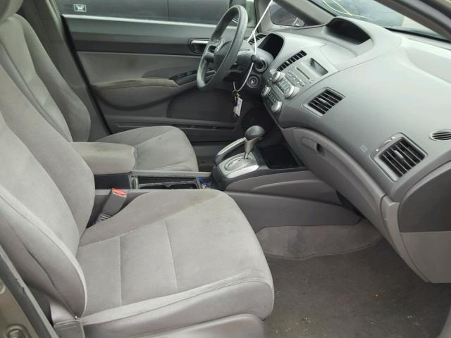 1HGFA16537L007969 - 2007 HONDA CIVIC LX GRAY photo 5