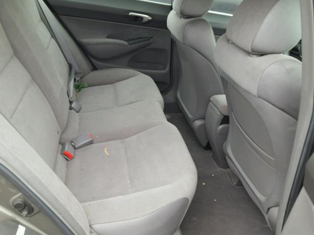 1HGFA16537L007969 - 2007 HONDA CIVIC LX GRAY photo 6