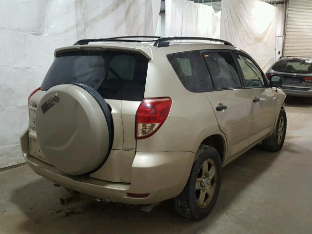 JTMBK33V085070852 - 2008 TOYOTA RAV4 GOLD photo 4