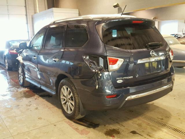 5N1AR2MN1GC642291 - 2016 NISSAN PATHFINDER BLUE photo 3