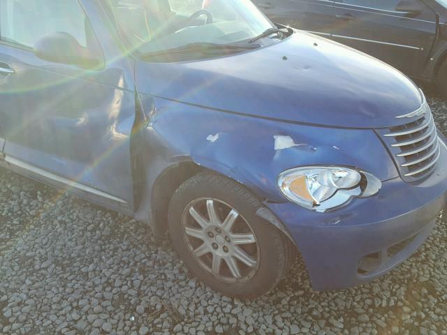 3A4GY5F9XAT132384 - 2010 CHRYSLER PT CRUISER BLUE photo 9