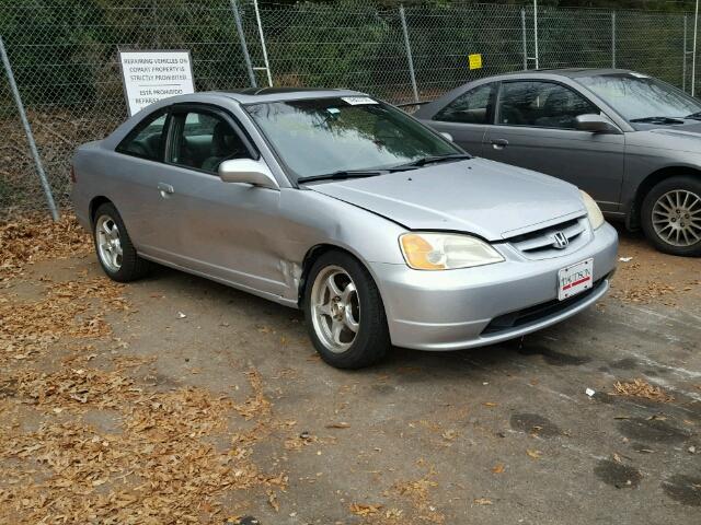 1HGEM21942L083860 - 2002 HONDA CIVIC EX 银色 照片 1