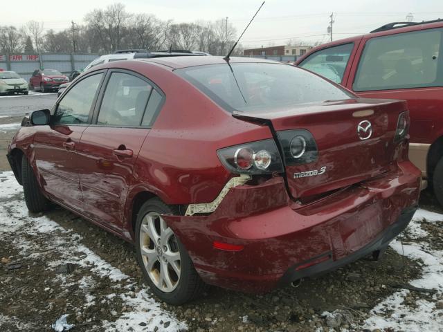 JM1BK32F881146173 - 2008 MAZDA 3 I RED photo 3