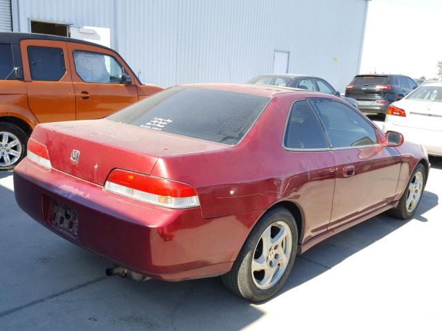 JHMBB6141WC000912 - 1998 HONDA PRELUDE RED photo 4