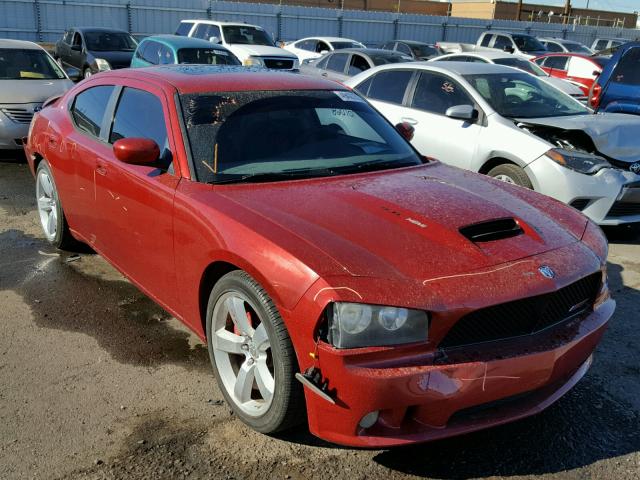 2B3KA73W96H522288 - 2006 DODGE CHARGER SR RED photo 1