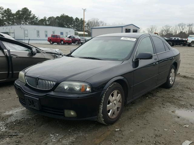 1LNHM86S65Y632102 - 2005 LINCOLN LS BLACK photo 2