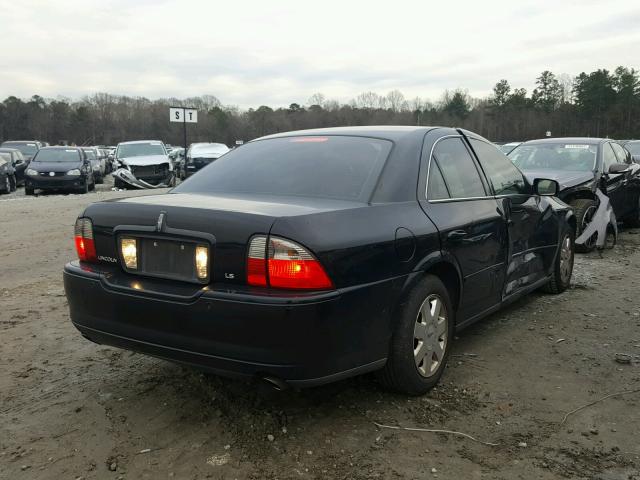 1LNHM86S65Y632102 - 2005 LINCOLN LS BLACK photo 4