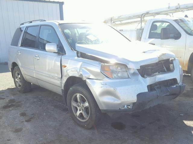 5FNYF28747B005759 - 2007 HONDA PILOT EXL SILVER photo 1