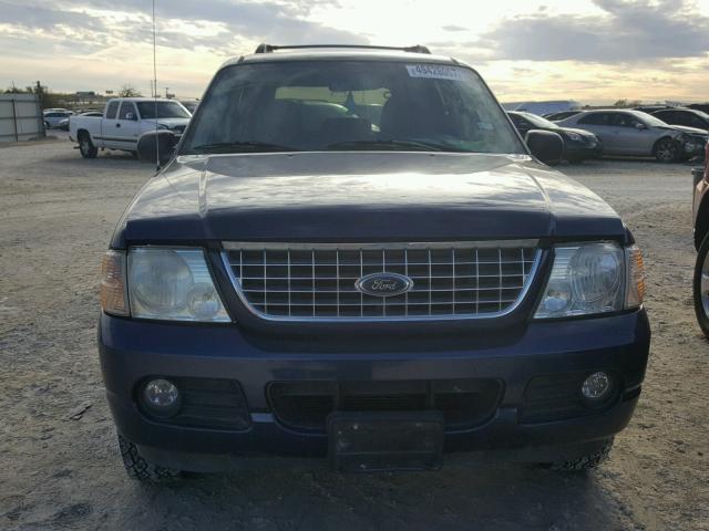 1FMZU63E55ZA15985 - 2005 FORD EXPLORER X BLUE photo 9