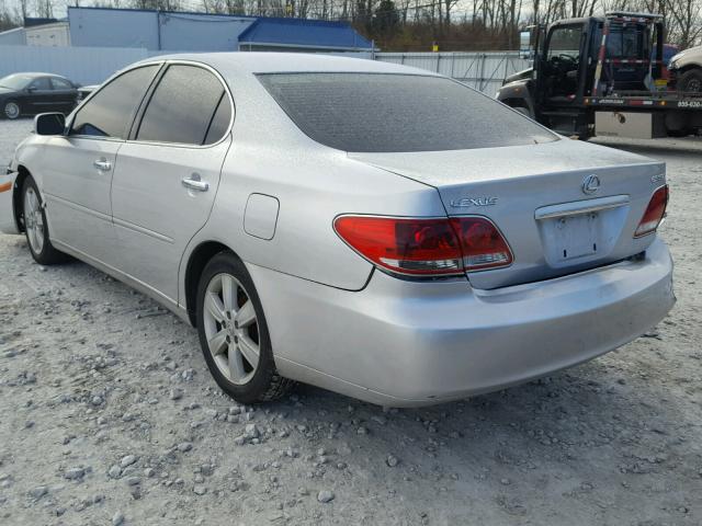 JTHBA30G455062448 - 2005 LEXUS ES 330 SILVER photo 3