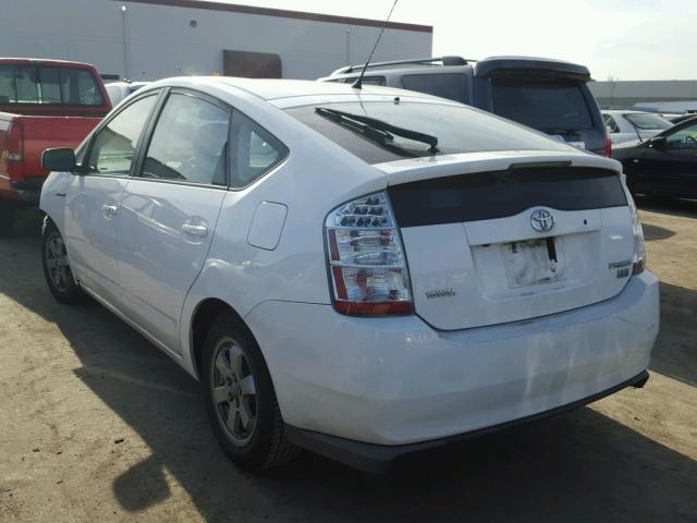 JTDKB20U297830484 - 2009 TOYOTA PRIUS WHITE photo 3