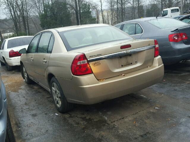 1G1ZT51F26F211715 - 2006 CHEVROLET MALIBU LT GOLD photo 3