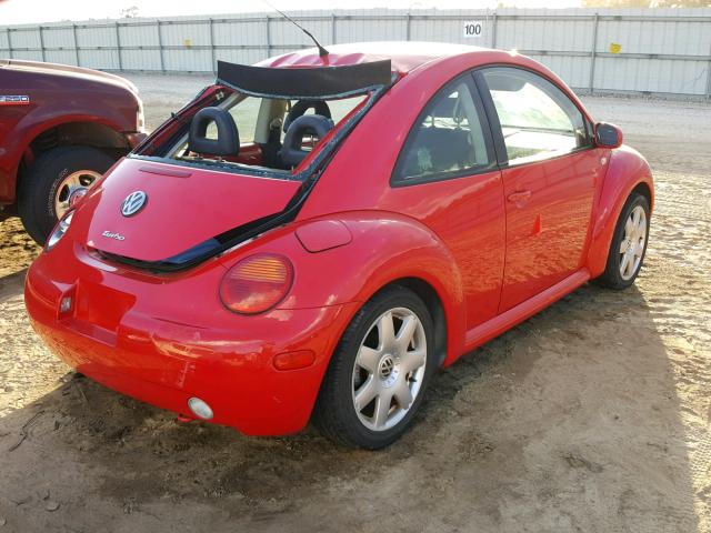 3VWDD21C82M401982 - 2002 VOLKSWAGEN NEW BEETLE Qırmızı foto 4