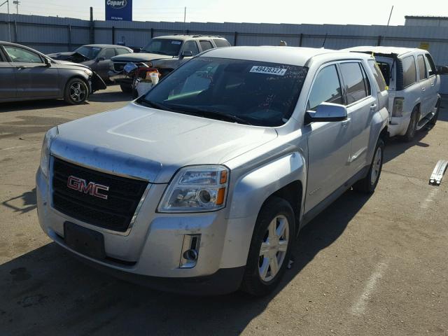 2GKALMEK9E6117592 - 2014 GMC TERRAIN SL SILVER photo 2