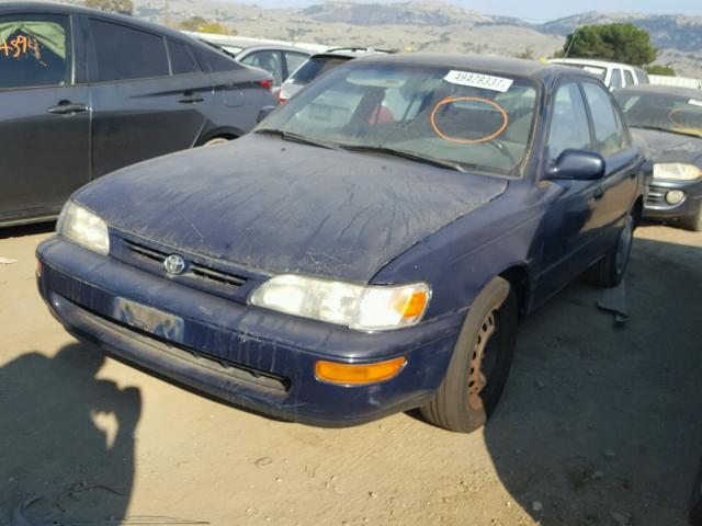 1NXBB02E4TZ475414 - 1996 TOYOTA COROLLA DX BLUE photo 2