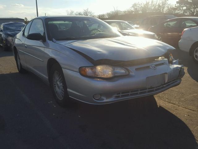 2G1WW12E829127748 - 2002 CHEVROLET MONTE CARL ვერცხლისფერი ფოტო 1