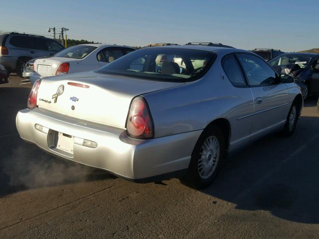 2G1WW12E829127748 - 2002 CHEVROLET MONTE CARL ვერცხლისფერი ფოტო 4