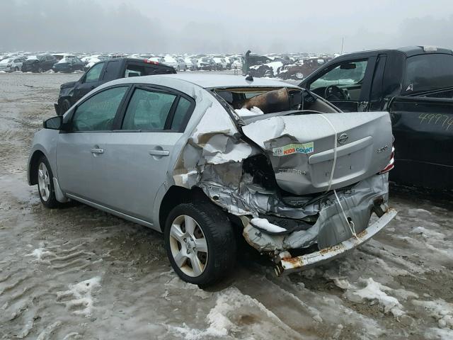 3N1AB61E77L670382 - 2007 NISSAN SENTRA 2.0 GRAY photo 3