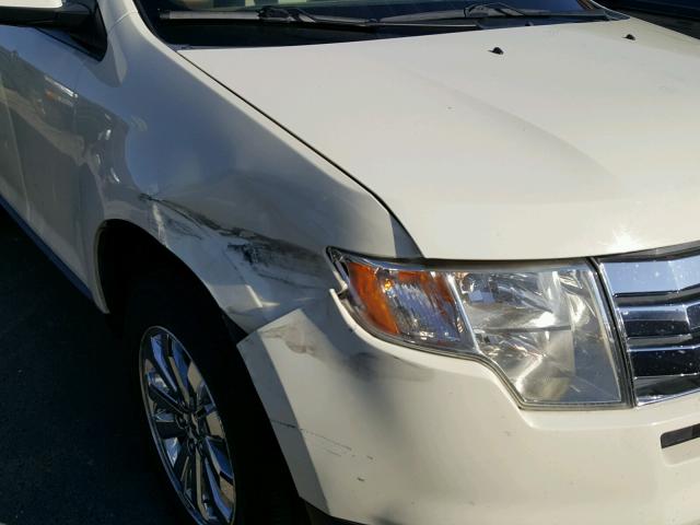 2FMDK39C47BA22307 - 2007 FORD EDGE SEL P WHITE photo 9