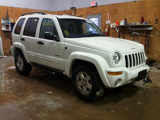 1J8GL58K54W135933 - 2004 JEEP LIBERTY LI WHITE photo 1