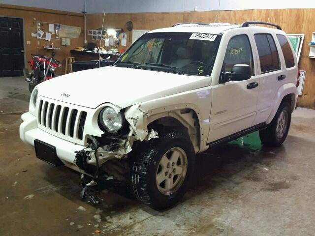 1J8GL58K54W135933 - 2004 JEEP LIBERTY LI WHITE photo 2