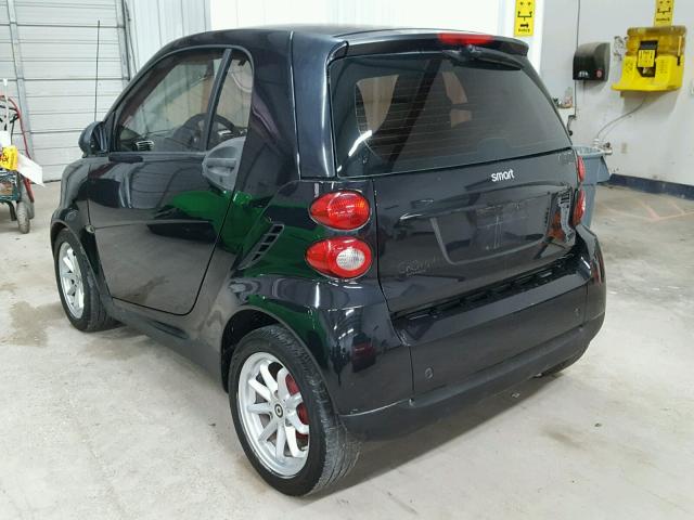 WMEEJ31X98K190656 - 2008 SMART FORTWO PUR BLACK photo 3