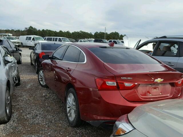 1G1ZE5ST5HF133402 - 2017 CHEVROLET MALIBU LT RED photo 3