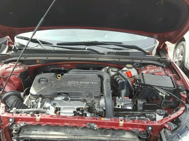 1G1ZE5ST5HF133402 - 2017 CHEVROLET MALIBU LT RED photo 7