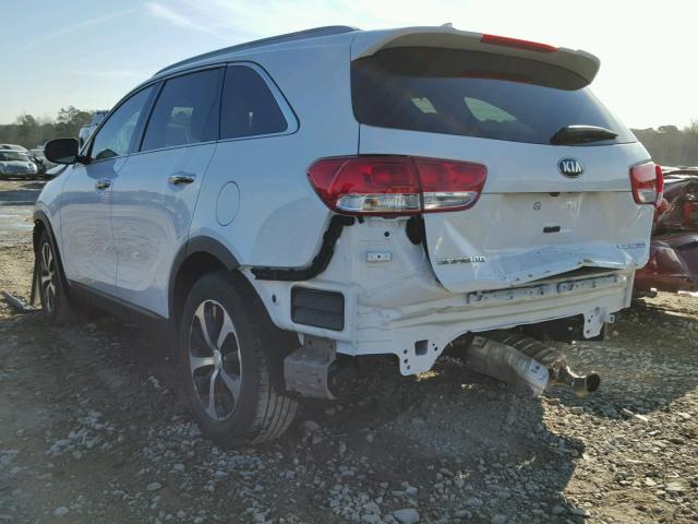 5XYPH4A1XHG276312 - 2017 KIA SORENTO EX WHITE photo 3