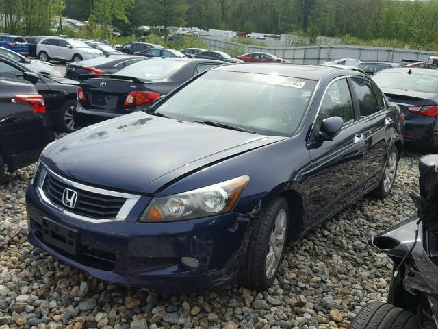 1HGCP36889A015670 - 2009 HONDA ACCORD EXL BLACK photo 2