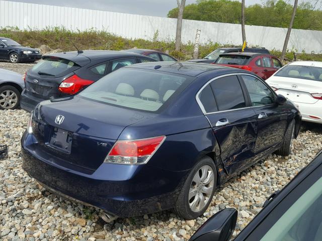 1HGCP36889A015670 - 2009 HONDA ACCORD EXL BLACK photo 4