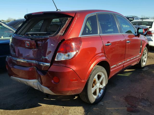 3GSCL93Z69S601412 - 2009 SATURN VUE HYBRID RED photo 4