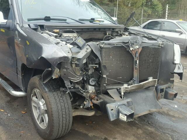 1FTRW12W58FB41037 - 2008 FORD F150 SUPER GRAY photo 9