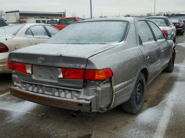 4T1BG22K01U040051 - 2001 TOYOTA CAMRY CE GRAY photo 4