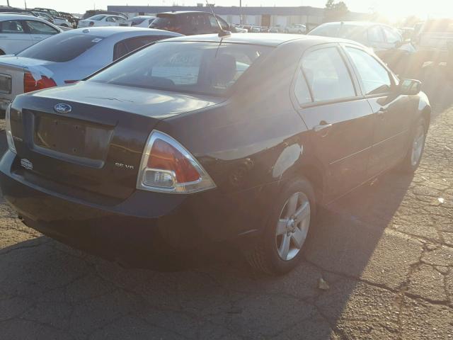 3FAHP07189R134643 - 2009 FORD FUSION SE BLACK photo 4