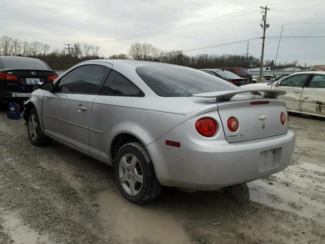 1G1AK15F277278278 - 2007 CHEVROLET COBALT LS SILVER photo 3