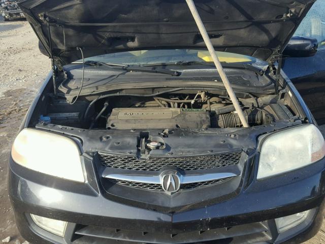 2HNYD18872H515139 - 2002 ACURA MDX TOURIN BLACK photo 7