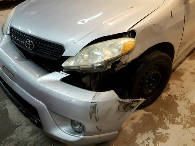 2T1KR32E46C623273 - 2006 TOYOTA COROLLA MA SILVER photo 9