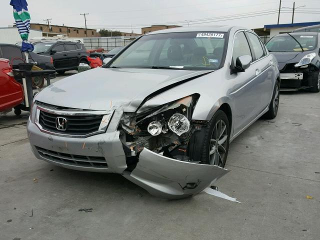 1HGCP26809A113487 - 2009 HONDA ACCORD EXL SILVER photo 2