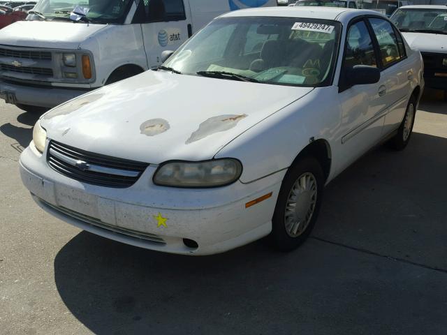 1G1ND52J21M557069 - 2001 CHEVROLET MALIBU WHITE photo 2