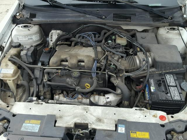 1G1ND52J21M557069 - 2001 CHEVROLET MALIBU WHITE photo 7