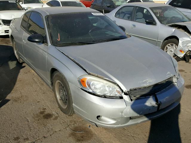 2G1WM15KX69386870 - 2006 CHEVROLET MONTE CARL 银色 照片 1