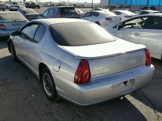 2G1WM15KX69386870 - 2006 CHEVROLET MONTE CARL 银色 照片 3