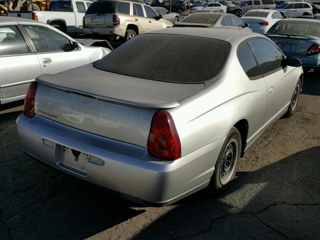 2G1WM15KX69386870 - 2006 CHEVROLET MONTE CARL 银色 照片 4