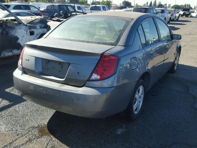 1G8AJ58F07Z206068 - 2007 SATURN ION LEVEL GRAY photo 4