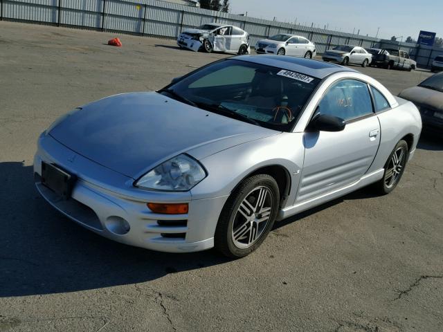 4A3AC74HX3E008275 - 2003 MITSUBISHI ECLIPSE GT SILVER photo 2