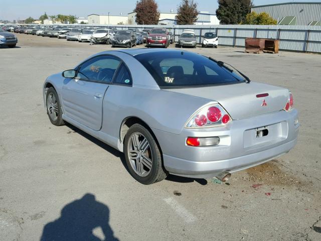 4A3AC74HX3E008275 - 2003 MITSUBISHI ECLIPSE GT SILVER photo 3