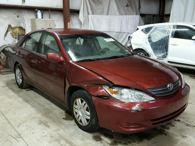 4T1BE32K14U353867 - 2004 TOYOTA CAMRY LE BURGUNDY photo 1